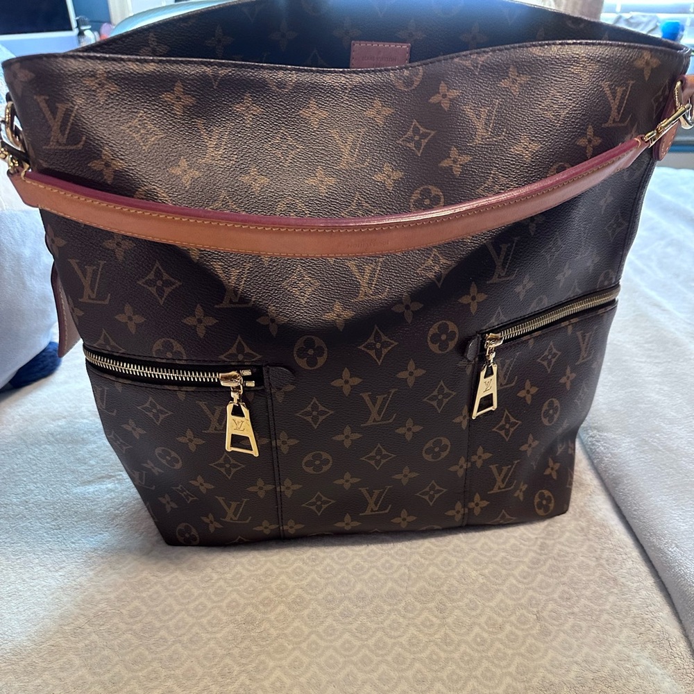 Louis Vuitton Melie Brown Monogram Hobo Bag